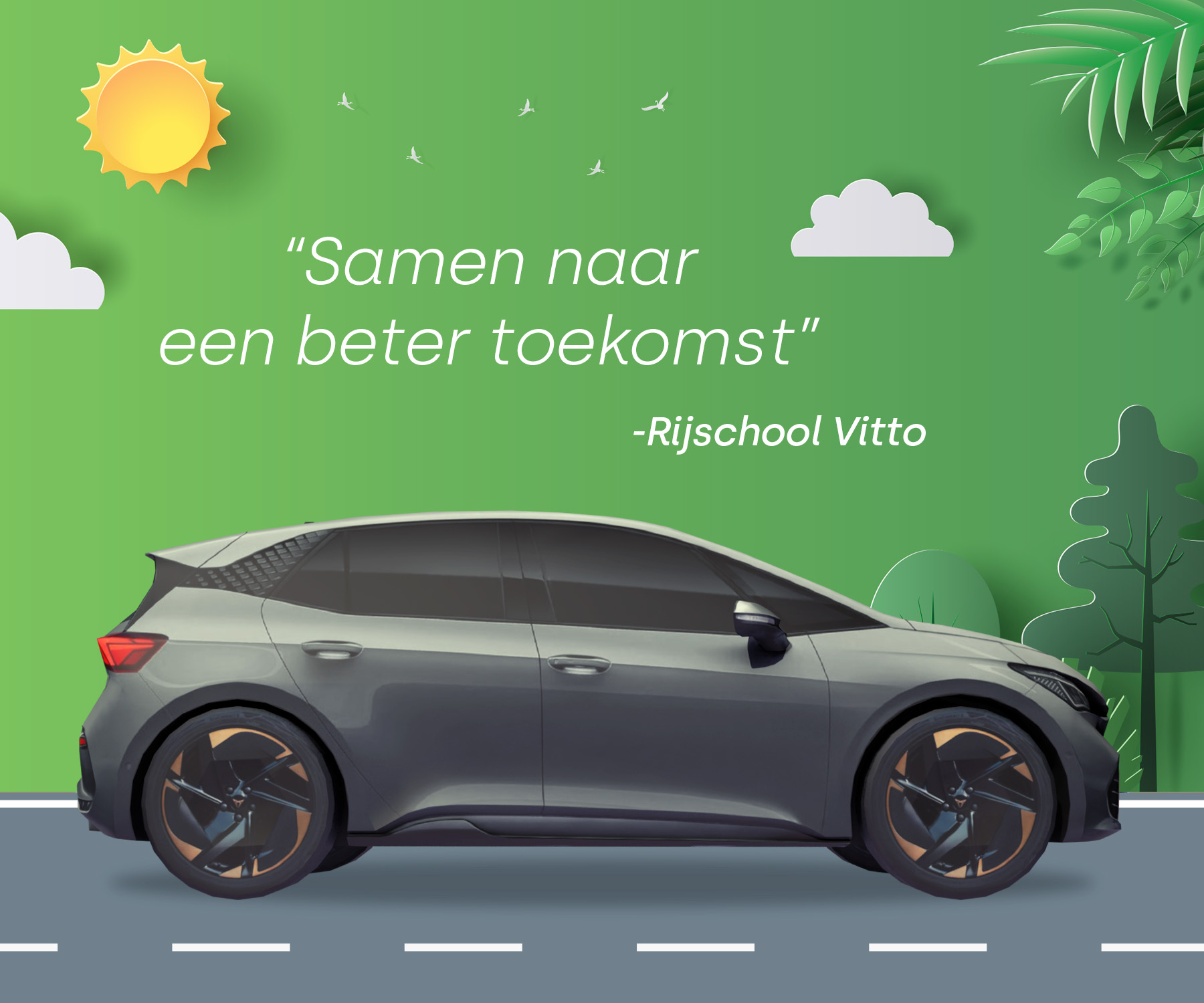 Autorijschool Vitto, Amsterdam,Zaandam, Beverwijk en omgeving, elektrisch rijden, automaat rijles.